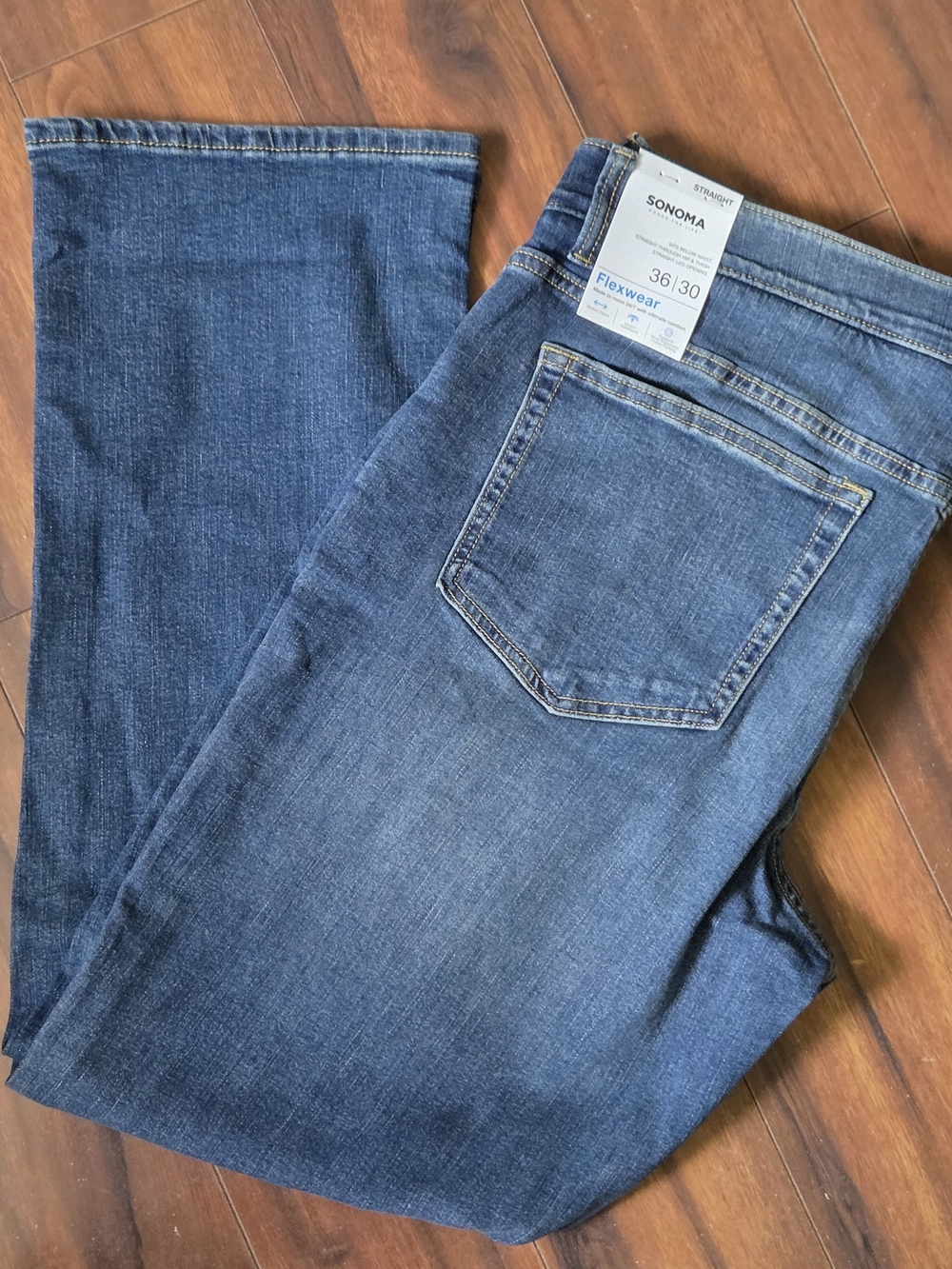 Sonoma Men's Dark Blue Straight Jeans